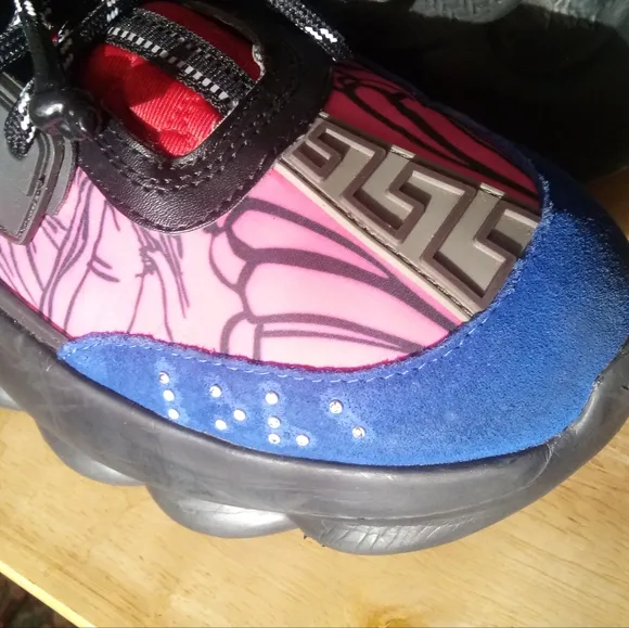 Versace Multicolor Athletic Shoes