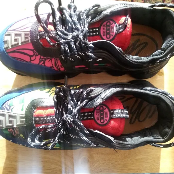 Versace Multicolor Athletic Shoes
