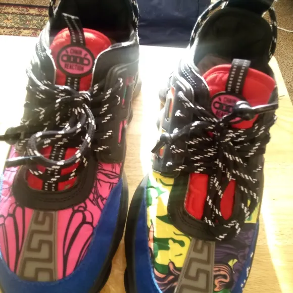 Versace Multicolor Athletic Shoes