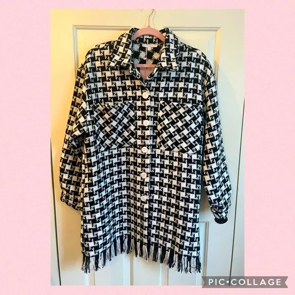 🌸Veveret Houndstooth Jacket🌸