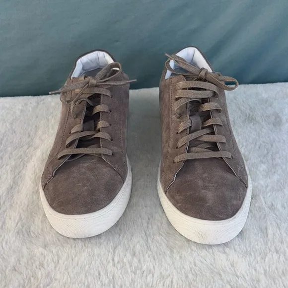 VGUC TO BOOT NEW YORK MENS GRAY SUEDE LOW TOPS SNEAKERS SHOES 9