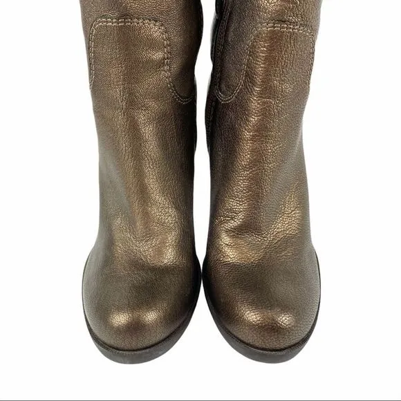 Via Spiga ‘Hanna' bronze tall leather boots 7