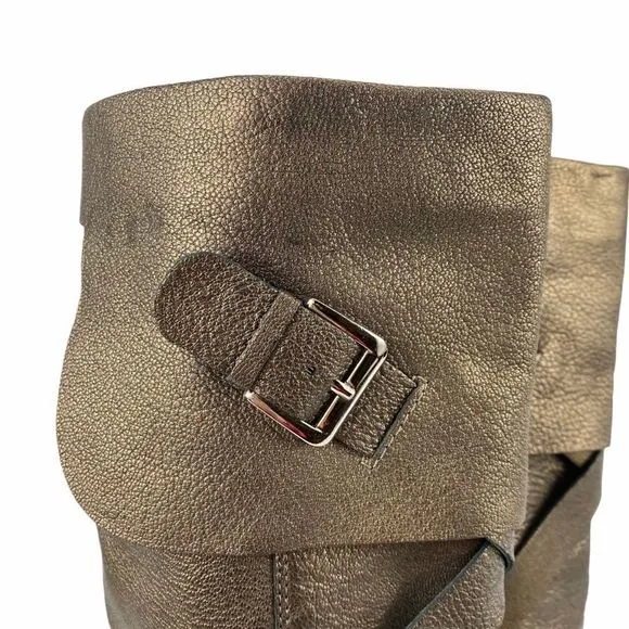 Via Spiga ‘Hanna' bronze tall leather boots 7