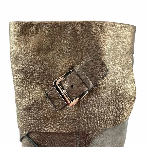 Via Spiga ‘Hanna' bronze tall leather boots 7