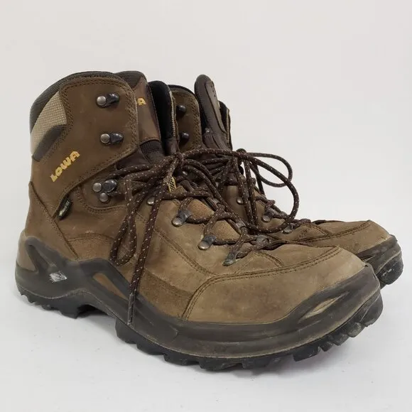Vibram Mens Lowa Renegade Goretex Work Boots Size 13 Hiking Trails Outdoors
