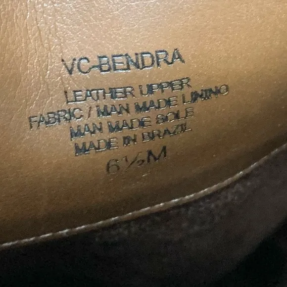 Vince Camuto Bendra Cognac Over the Knee Leather Riding Boots 6.5M