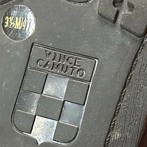 Vince Camuto black leather tall boots. Sift black leather uppers. Size 9 1/2 Med