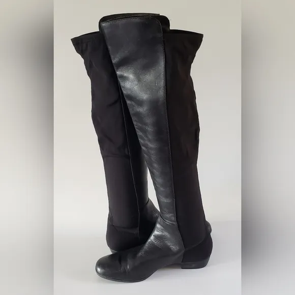Vince Camuto Karita Women's Black Leather Tall Boot Size 7 M