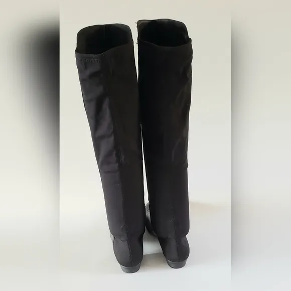 Vince Camuto Karita Women's Black Leather Tall Boot Size 7 M