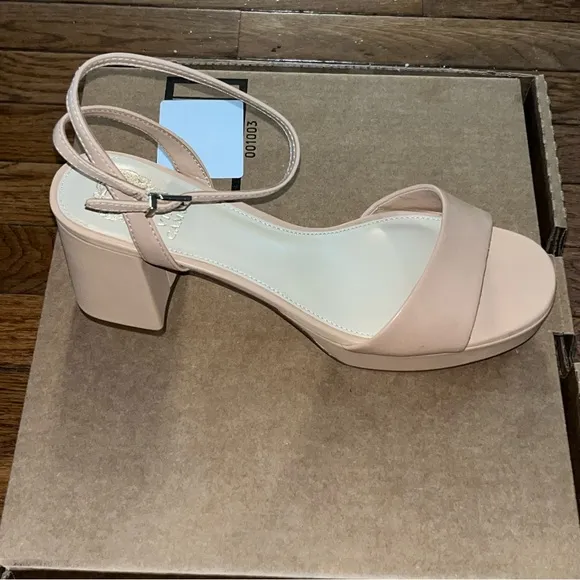 Vince Camuto Pendreya Platform Sandals Sandstone Tan Women’s Size 8.5 READ