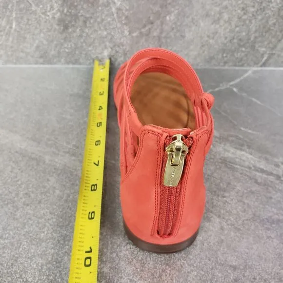 Vince Camuto Sandals Womens 6.5 M Orange Leather Gladiator Sandals Lendrila