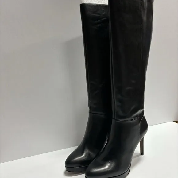 Vince Camuto Women’s Valeria 2, Tall Black Boots, Size 8 M, Wide Calf