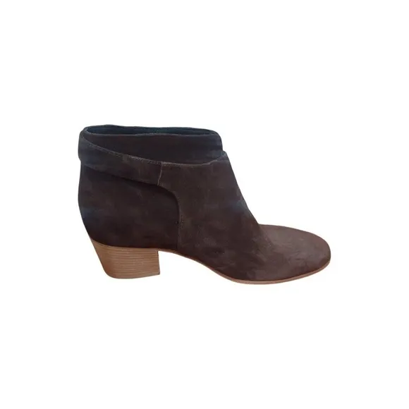 VINCE Harriet Limestone Suede Ankle Boots SIZE 7.5