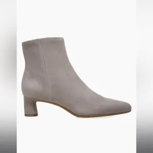 Vince Hilda Suede Ankle Boots Light Woodsmoke NEW WITH BOX