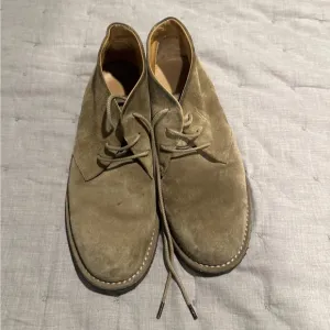 Vince Tan Chukka Boots Suede Leather Casual
