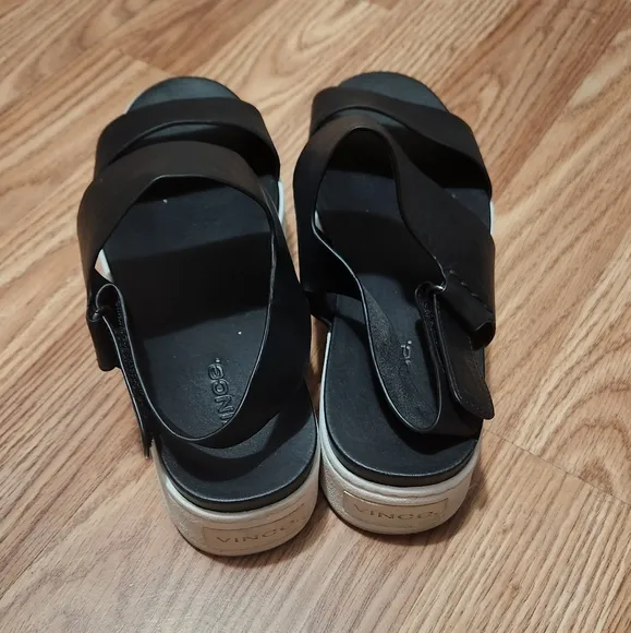 Vince Westport platform sandals in black