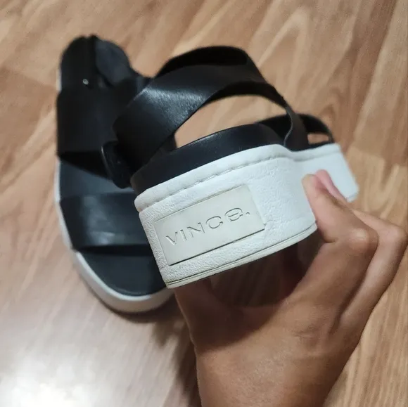 Vince Westport platform sandals in black