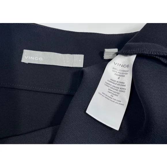 VINCE Womens skirt Black Wrap Style Modern Size 4 CA34460