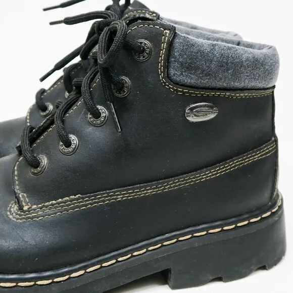 Vintage 90s Skechers Brown Leather Hiking Boots