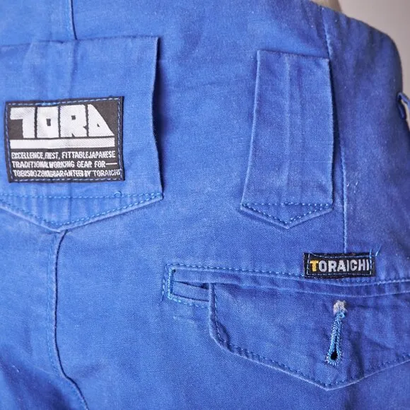 Vintage Blue Y2K Deadstock Japanese Work Wear Pants