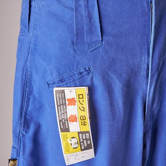 Vintage Blue Y2K Deadstock Japanese Work Wear Pants