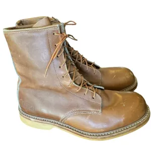 Vintage Brown Leather Lehigh Electrical Safery Boots Men’s 9.5 Rare