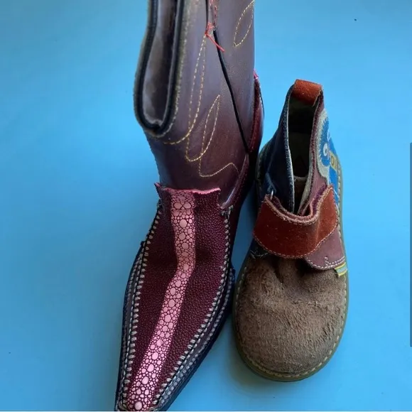 Vintage custom cowboys boots made in Mexico