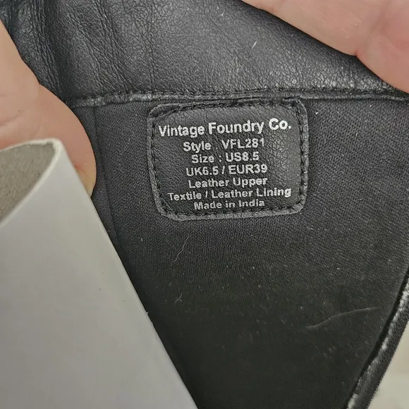 Vintage Foundry Co Boots Tall Leather Sahara Regular Calf Riding Neutral Casual