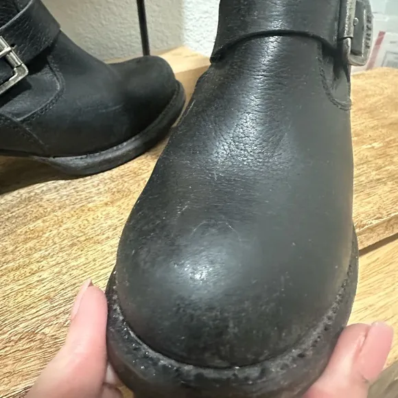 Vintage Frye Veronica Boots Made in Mexico Full Leather size 7B