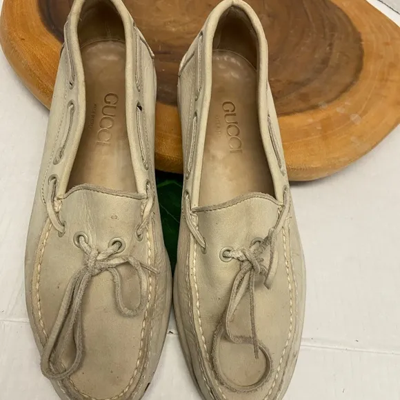 Vintage GUCCI Suede Boat Shoes Loafers Sz:41