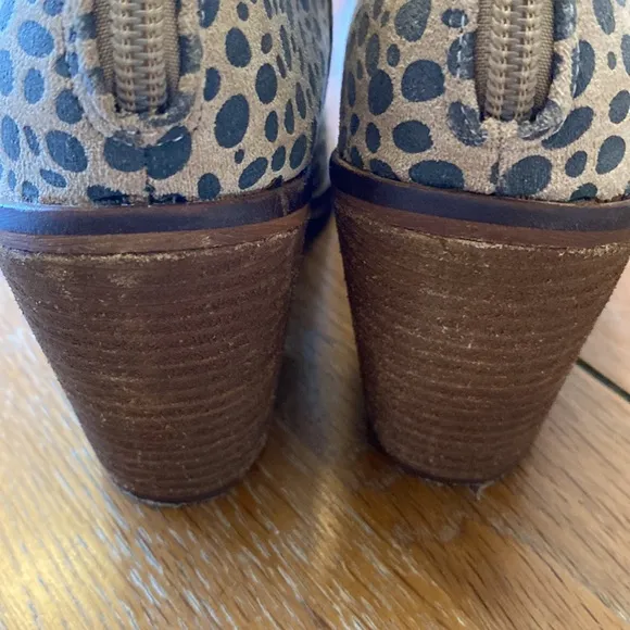 Vintage Havana Unstoppable Leopard Print Block Heel Ankle Boots