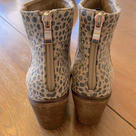 Vintage Havana Unstoppable Leopard Print Block Heel Ankle Boots