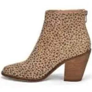 Vintage Havana Unstoppable Leopard Print Block Heel Ankle Boots