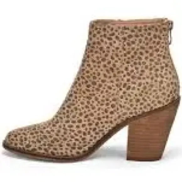 Vintage Havana Unstoppable Leopard Print Block Heel Ankle Boots