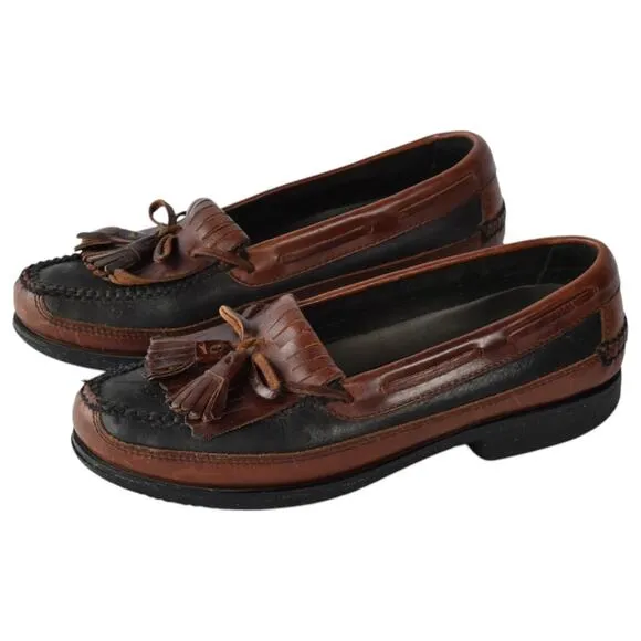 Vintage Johnston &amp; Murphy Leather Loafers - Men's Size 9