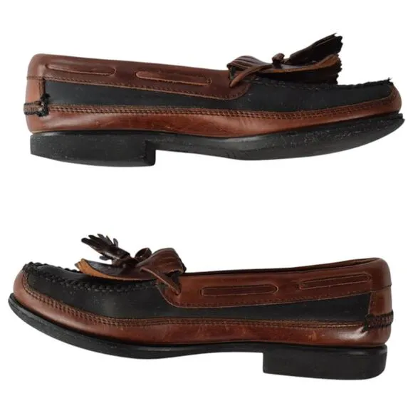 Vintage Johnston &amp; Murphy Leather Loafers - Men's Size 9