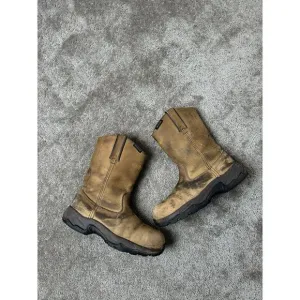 Vintage Mens Work Boots Chippewa Leather American style   Size 7