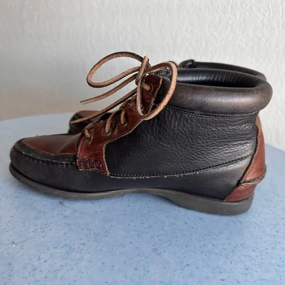 Vintage Timberland Boots Black Brown.