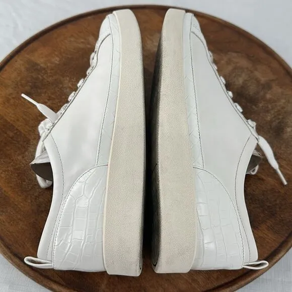 Vionic Shoes Wm 10 Winny White Leather Nappa Comfort Lace Up Sneakers Casual