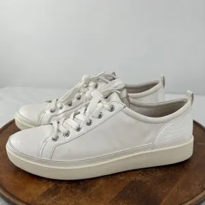 Vionic Shoes Wm 10 Winny White Leather Nappa Comfort Lace Up Sneakers Casual