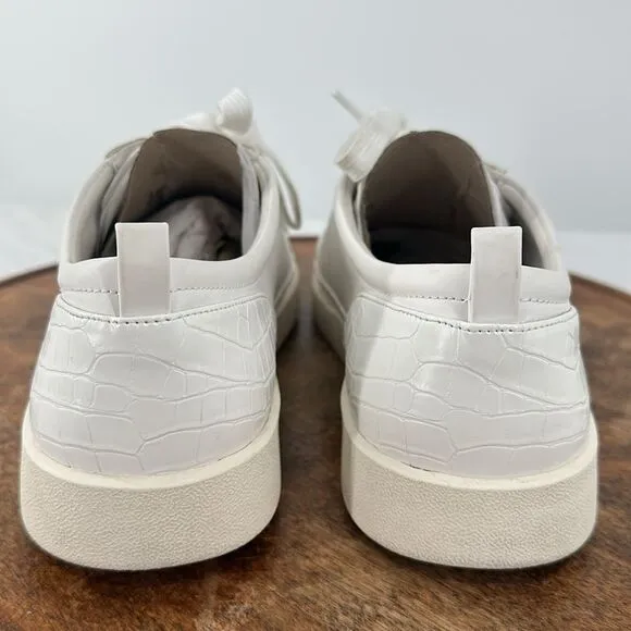 Vionic Shoes Wm 10 Winny White Leather Nappa Comfort Lace Up Sneakers Casual