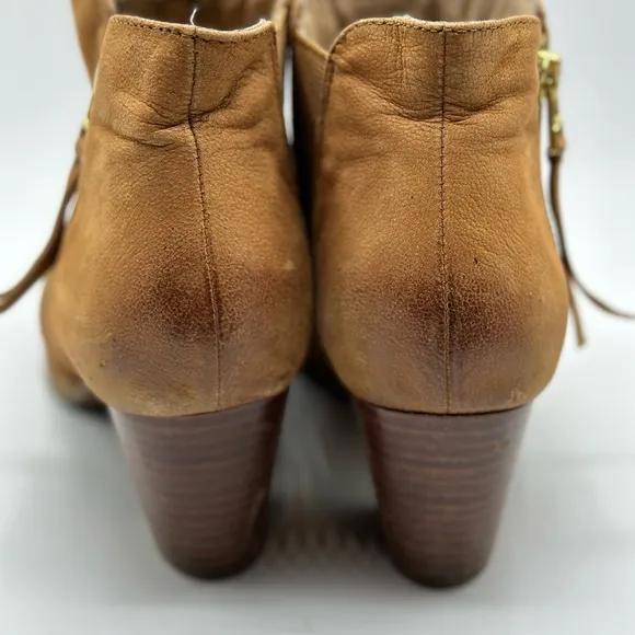 Vionic Women's Sterling Casual Booties in Saddle Leather Size 9