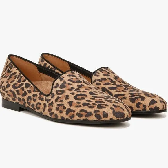 Vionic Womens Willa II Brown Leather Slip On Orthoheel Loafers Shoes NWT