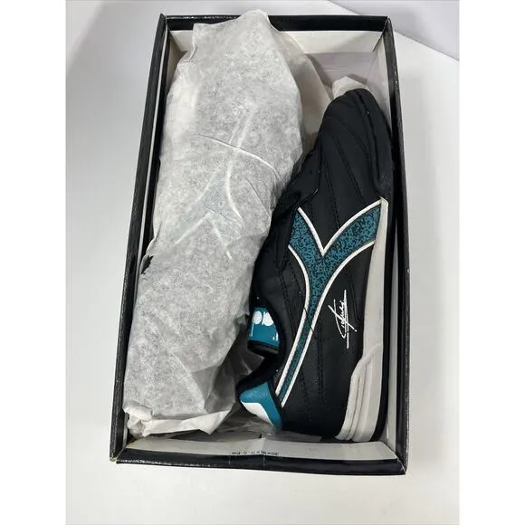 VTG Diadora Serie A Jr Sz 6 Soccer Cleats Shoes Beppe Signori Signature Edition