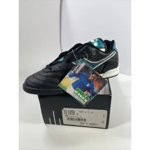 VTG Diadora Serie A Jr Sz 6 Soccer Cleats Shoes Beppe Signori Signature Edition