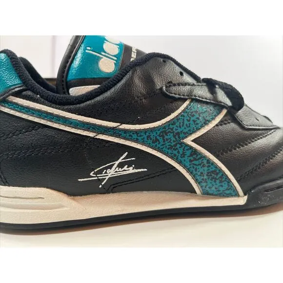 VTG Diadora Serie A Jr Sz 6 Soccer Cleats Shoes Beppe Signori Signature Edition
