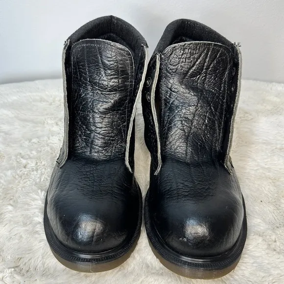VTG Dr Martens Men’s Sz 9 Satra Industrial Steel Toe Work Boots Made In England
