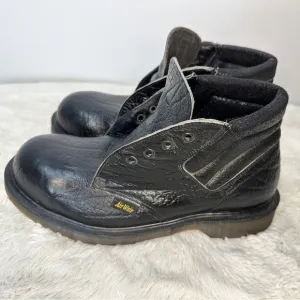 VTG Dr Martens Men’s Sz 9 Satra Industrial Steel Toe Work Boots Made In England