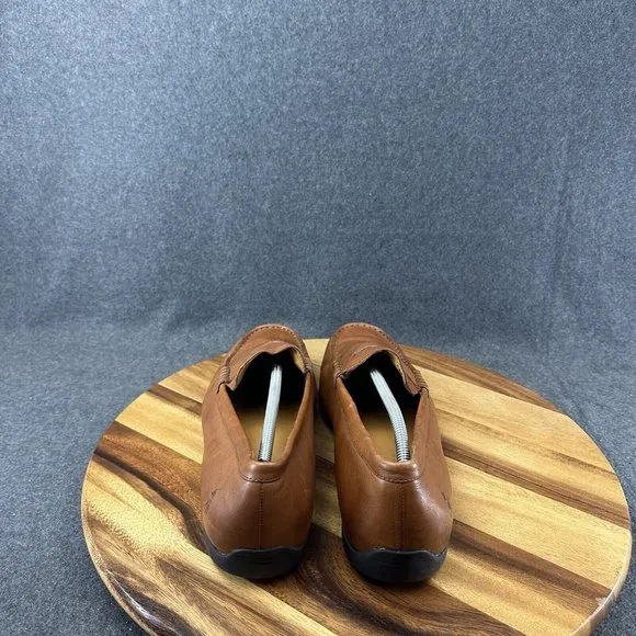Vtg Polo Ralph Lauren Loafers Mens 13D Brown Adante Leather Slip On Shoes