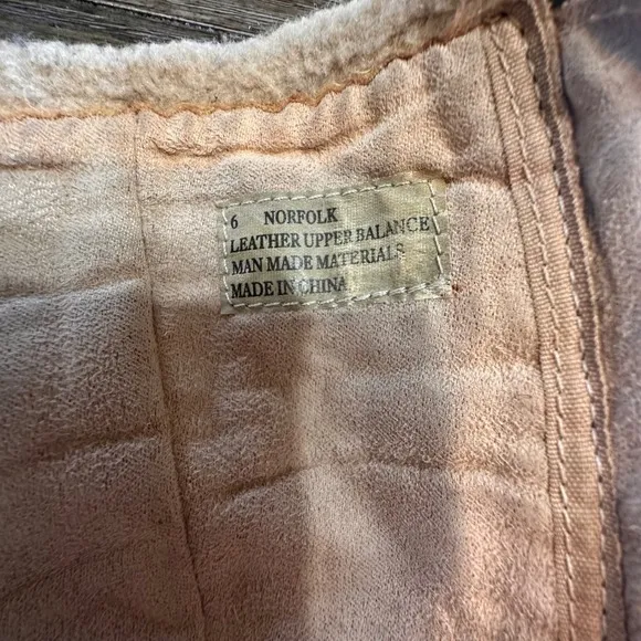 VTG Y2K Icon REPORT Norfolk Sleigh Platform Tall Boots Lace-up Buckle Tan Size 6